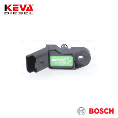 0261230043 Bosch Pressure Sensor for Citroen, Fiat, Peugeot - 1