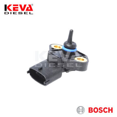 0261230112 Bosch Pressure Sensor for Opel, Chevrolet, Saab, Vauxhall, Gaz - 1