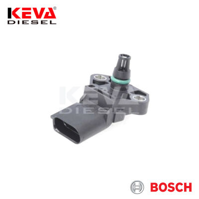 0261230208 Bosch Pressure Sensor for Audi, Seat, Volkswagen - 1